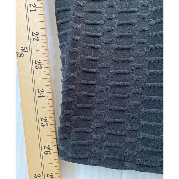 New Mix Black Textured Knit Leggings Size 2XL Goth Boho Steampunk Mobwife Grunge - Picture 6 of 9